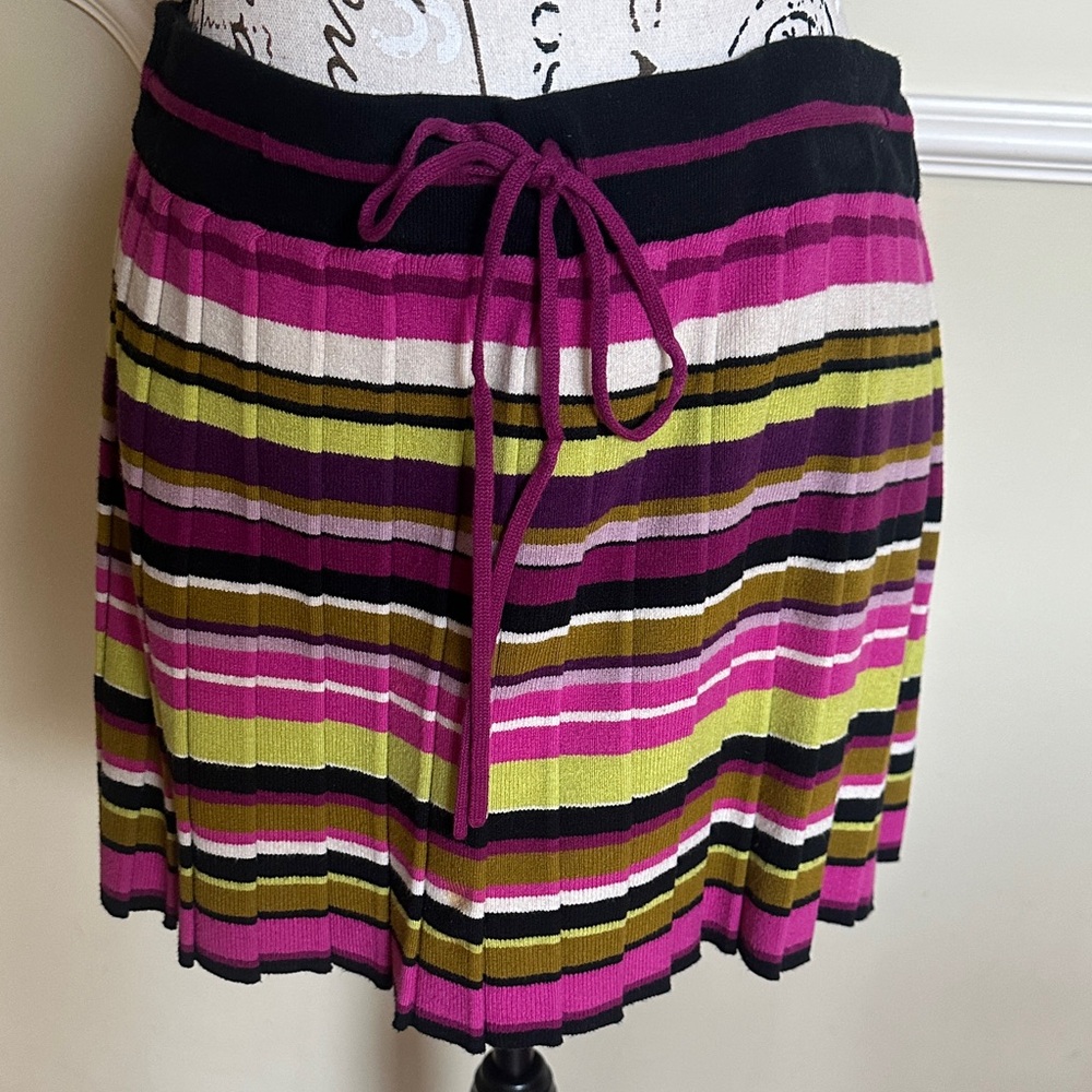 Missoni for Target  Pink and Green Striped Skater Skirt